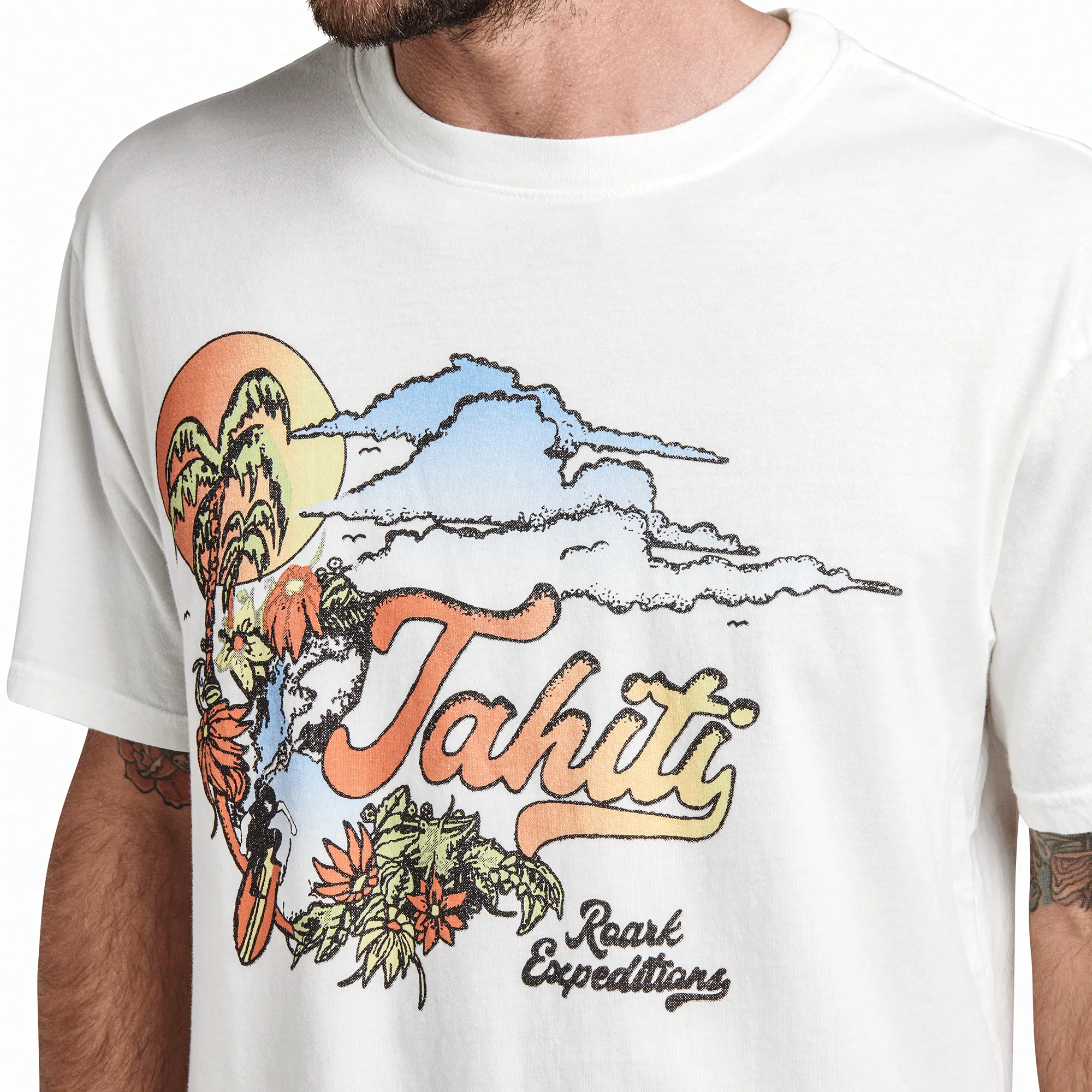 Tahitian Dream Premium Tee - Off White sold by Roark product image thumbnail 4