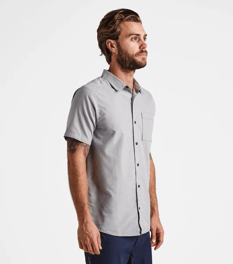Well Worn Short Sleeve Button Up Shirt - Smoke sold by Roark product image thumbnail 3