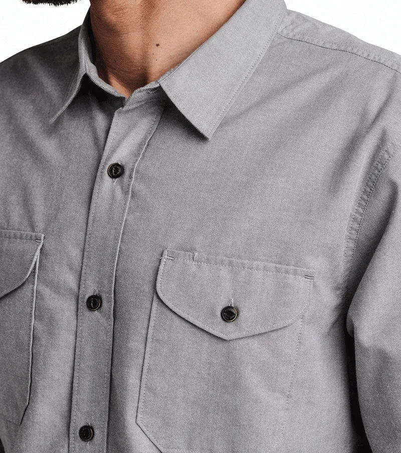Well Worn Long Sleeve Button Up Shirt - Smoke sold by Roark product image thumbnail 5