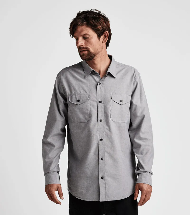 Well Worn Long Sleeve Button Up Shirt - Smoke sold by Roark product image thumbnail 2