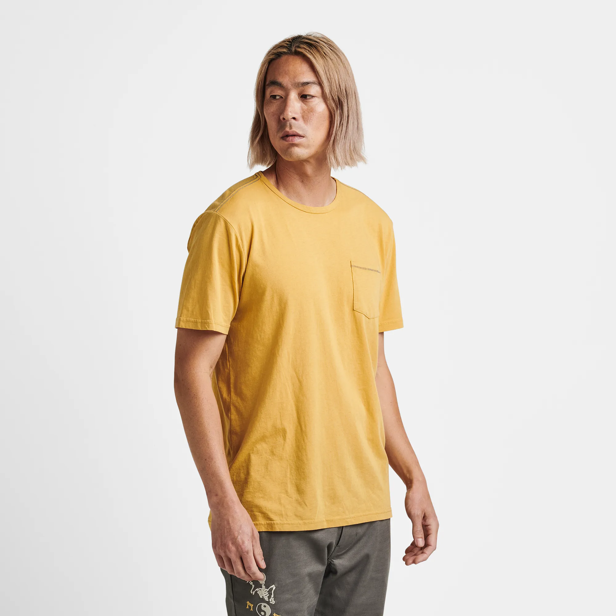 Well Worn Light Organic Short Sleeve Tee - Dusty Gold sold by Roark product image thumbnail 4