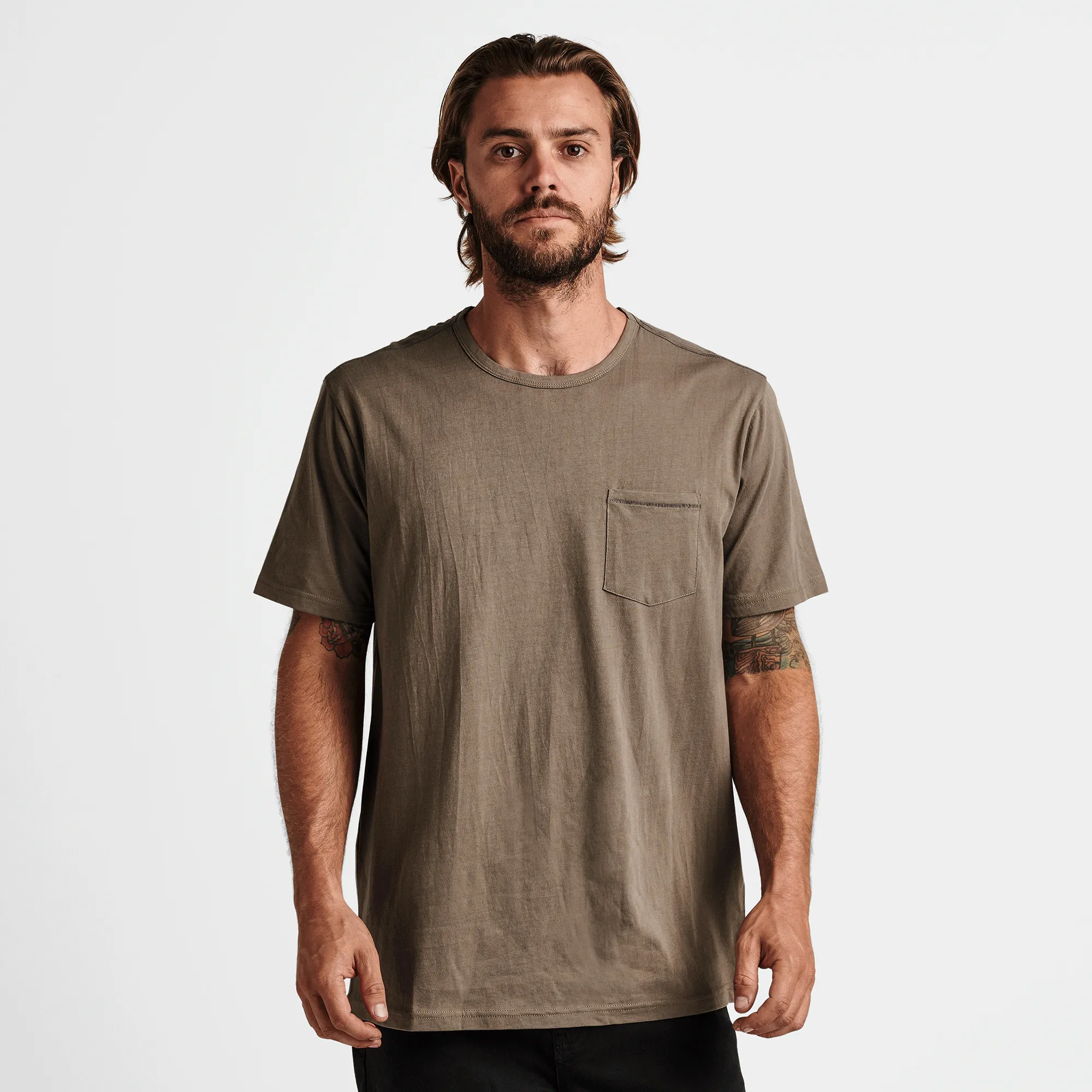 Well Worn Light Organic Short Sleeve Tee - Light Army sold by Roark product image thumbnail 2