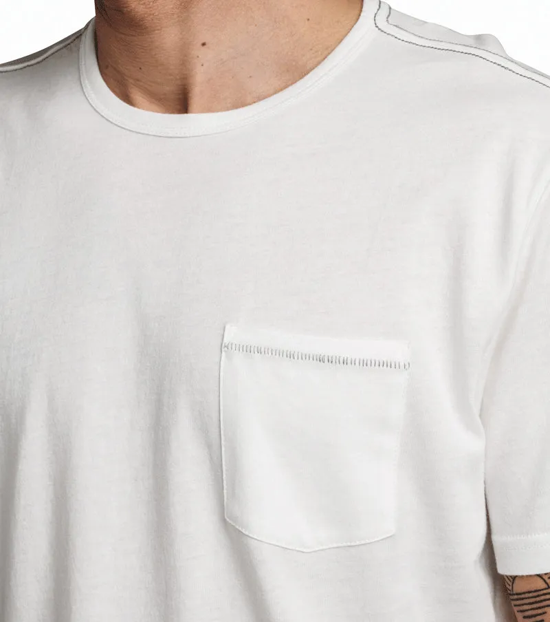Well Worn Light Organic Short Sleeve Tee - Off White sold by Roark product image thumbnail 5