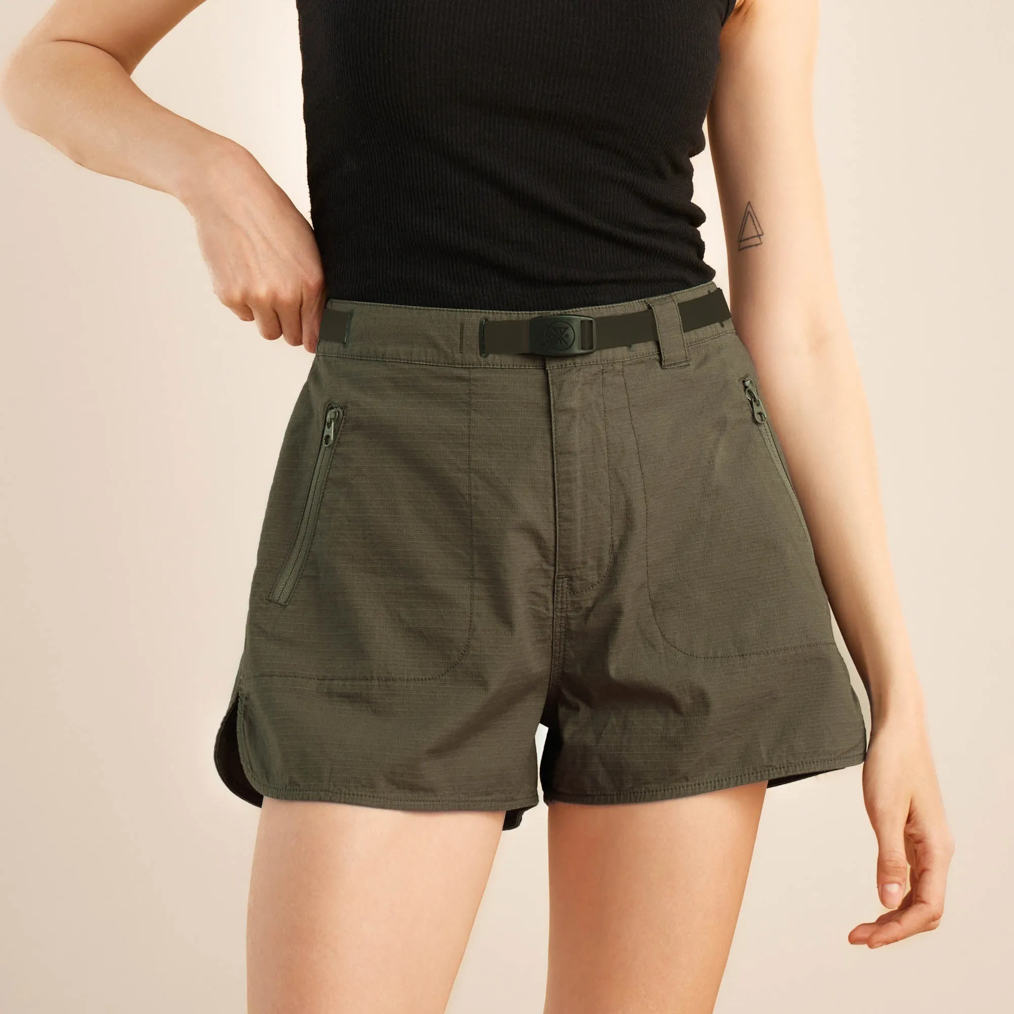 Campover Shorts - Military sold by Roark