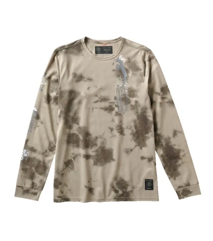 Mathis Long Sleeve Active Tee - Light Army sold by Roark