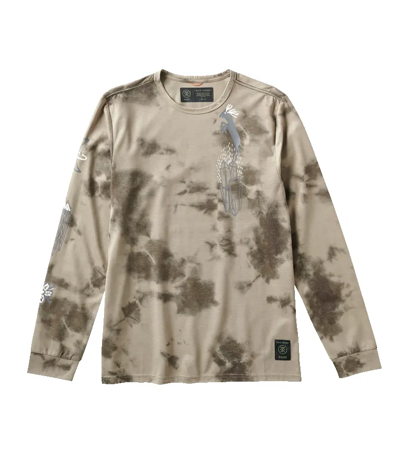 Mathis Long Sleeve Active Tee - Light Army sold by Roark