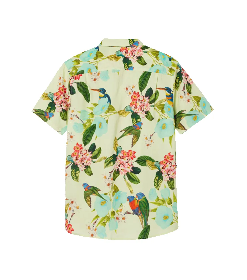 Journey Short Sleeve Button Up Shirt - Lime sold by Roark product image thumbnail 5