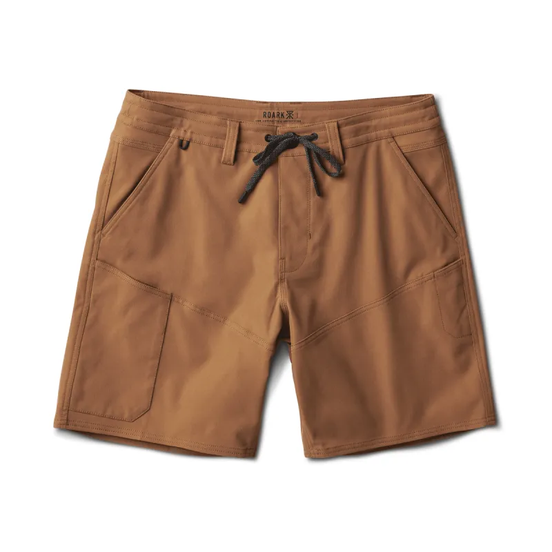 Explorer Long Road Shorts - Dark Khaki sold by Roark