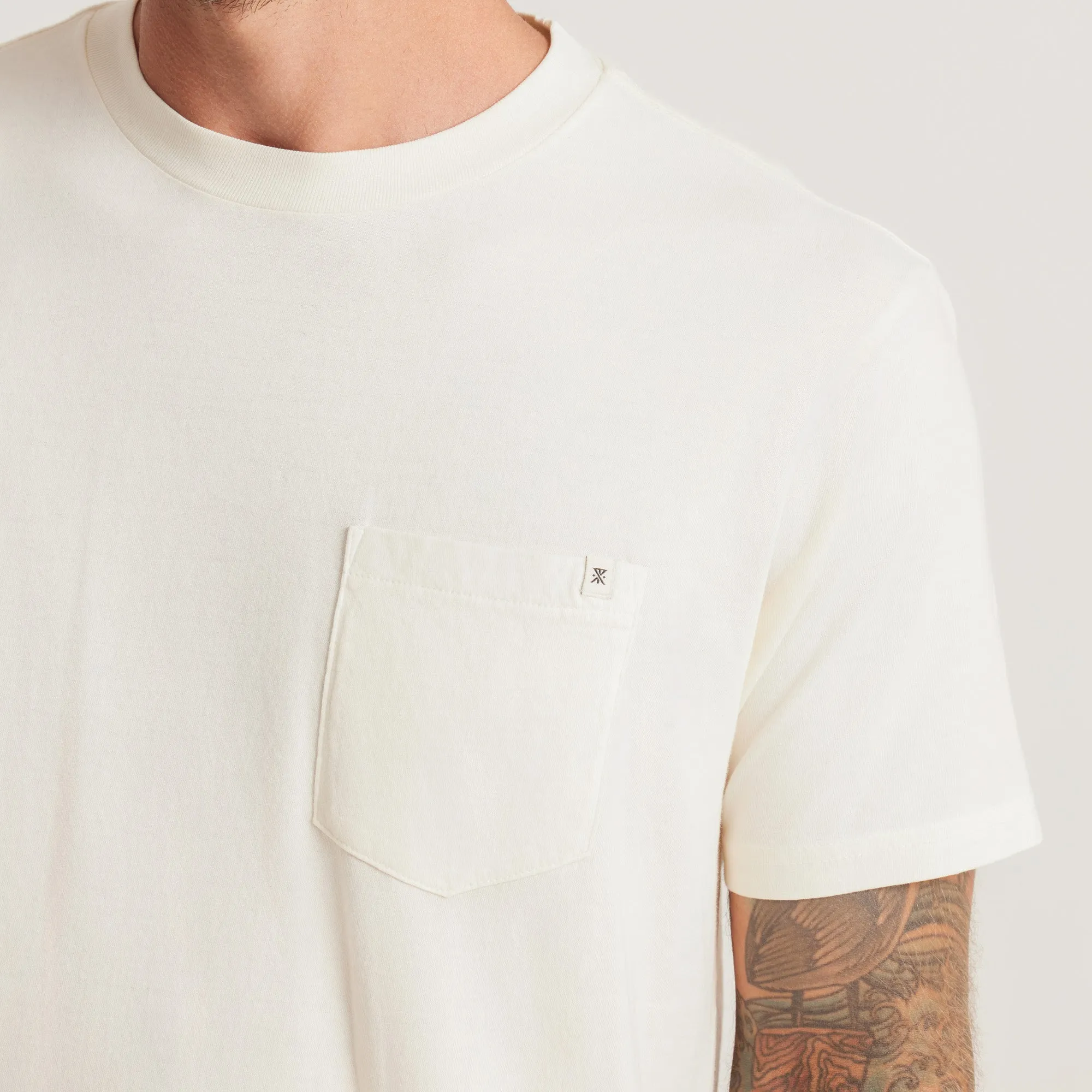 Made To Fade Short Sleeve Tee - Washed Off White sold by Roark product image thumbnail 4