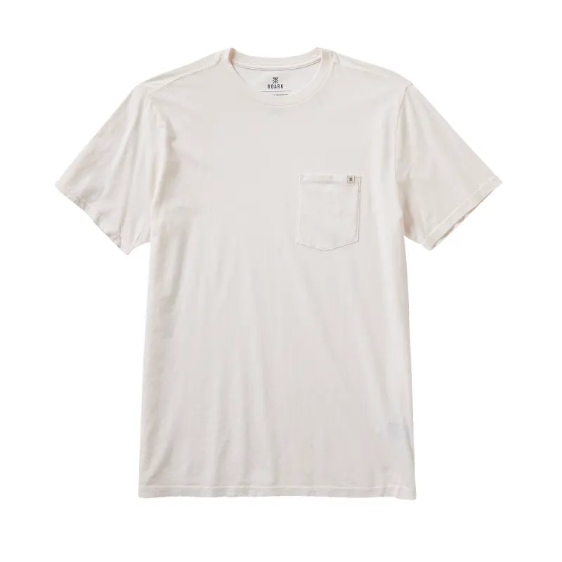 Made To Fade Short Sleeve Tee - Washed Off White sold by Roark