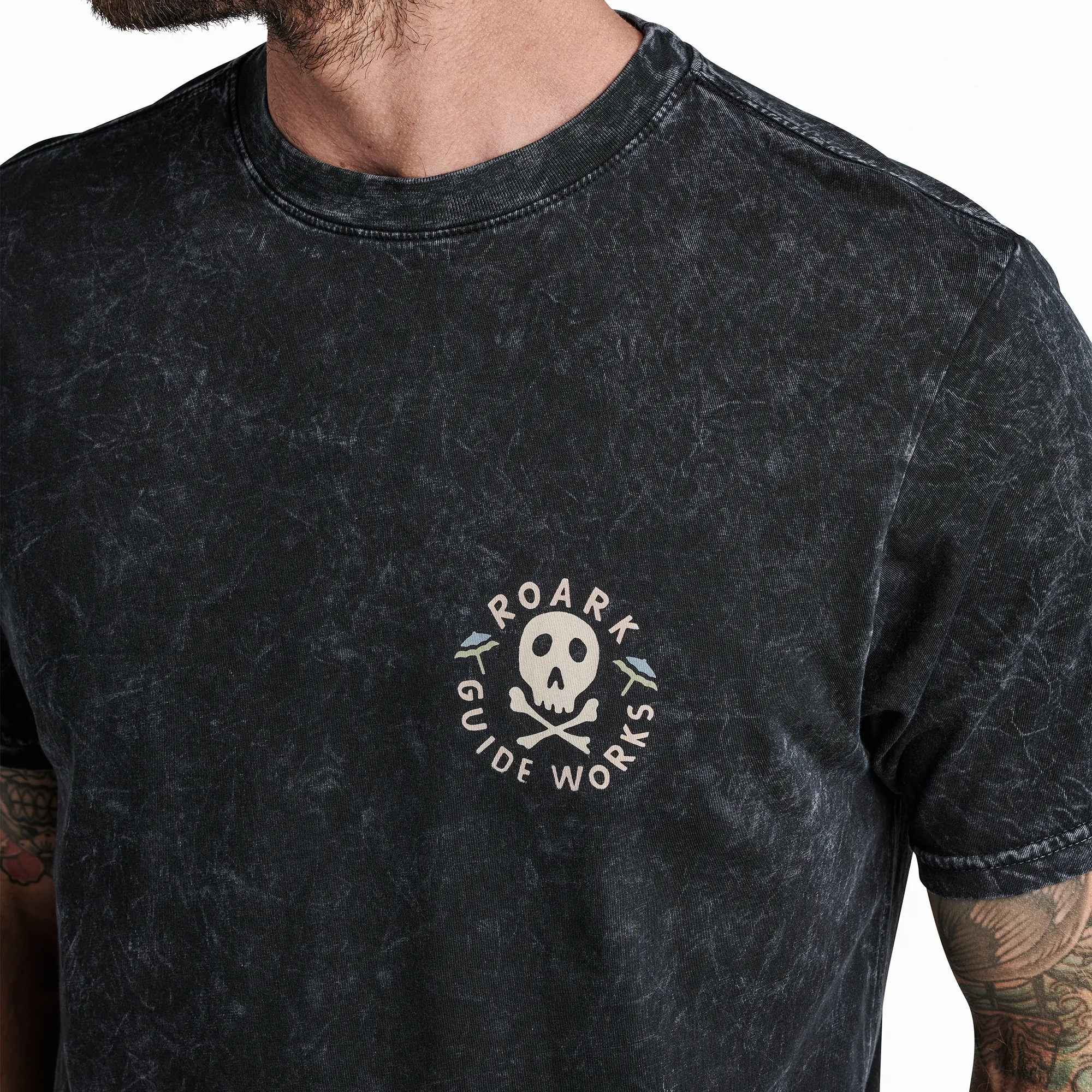 Guideworks Skull Premium Tee - Black sold by Roark product image thumbnail 4