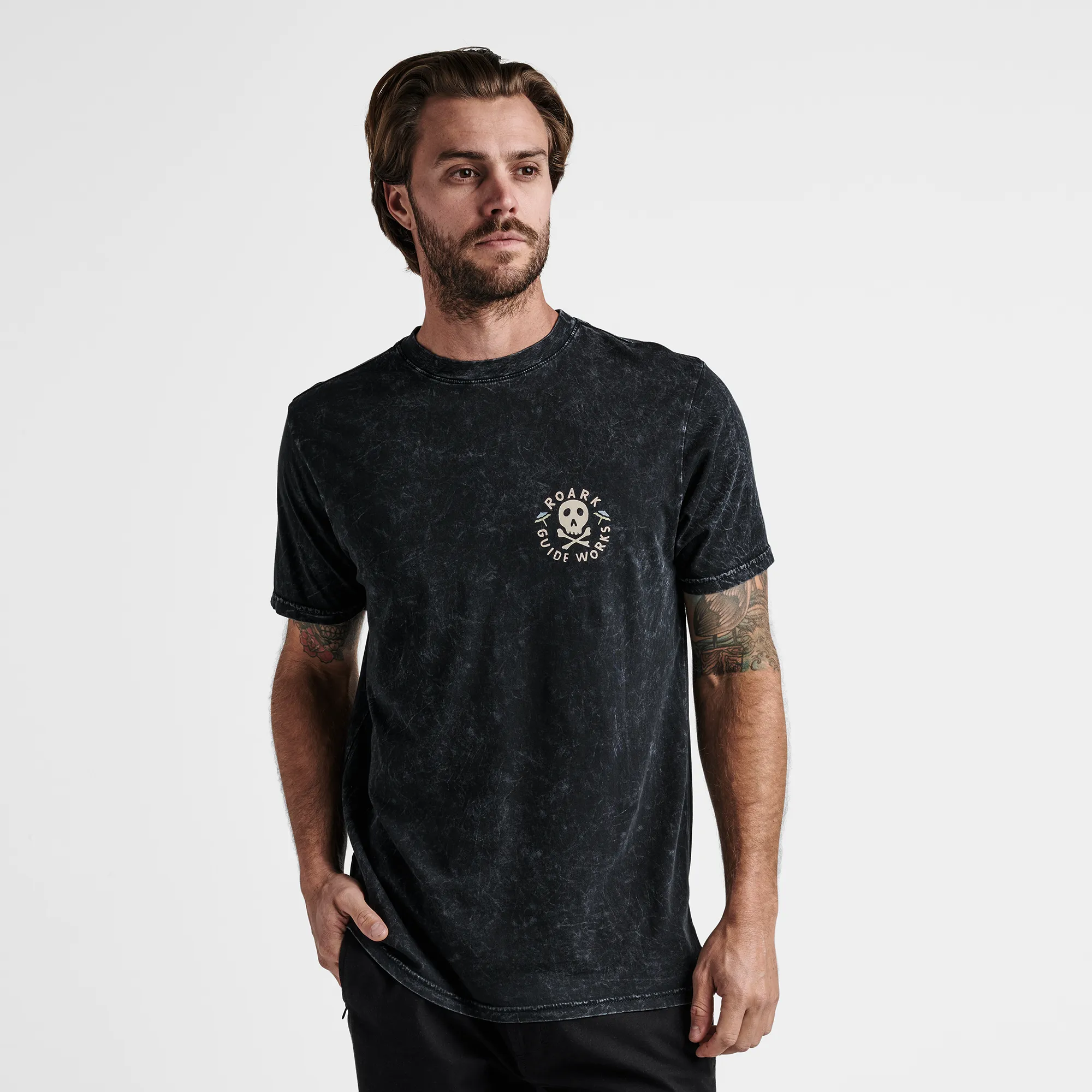 Guideworks Skull Premium Tee - Black sold by Roark product image thumbnail 2