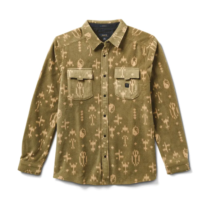 Diablo Polar Flannel - Dusty Green Ikigai sold by Roark