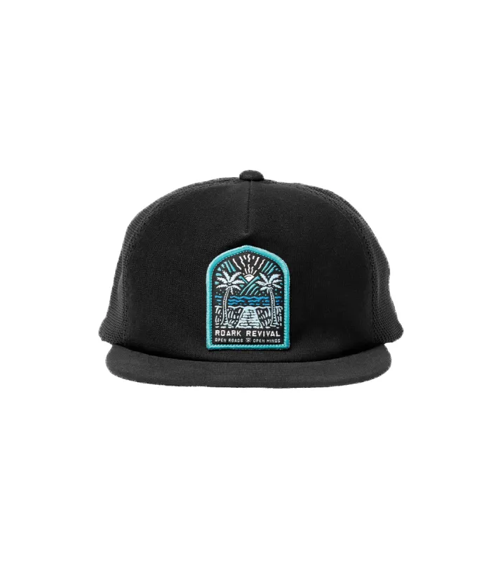 Palm Eyes Snapback Hat - Black sold by Roark