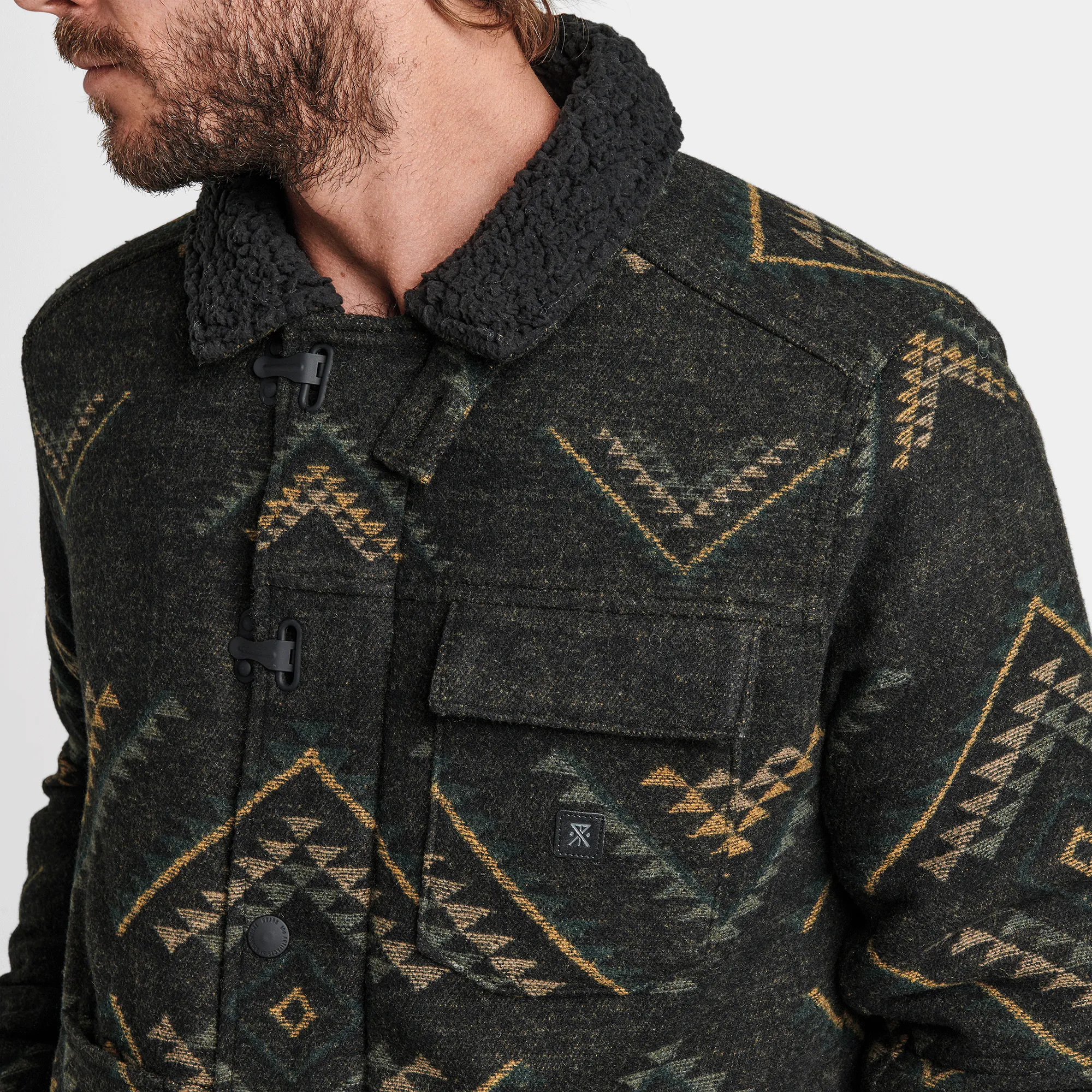 Axeman Jacket - Black Print sold by Roark product image thumbnail 4