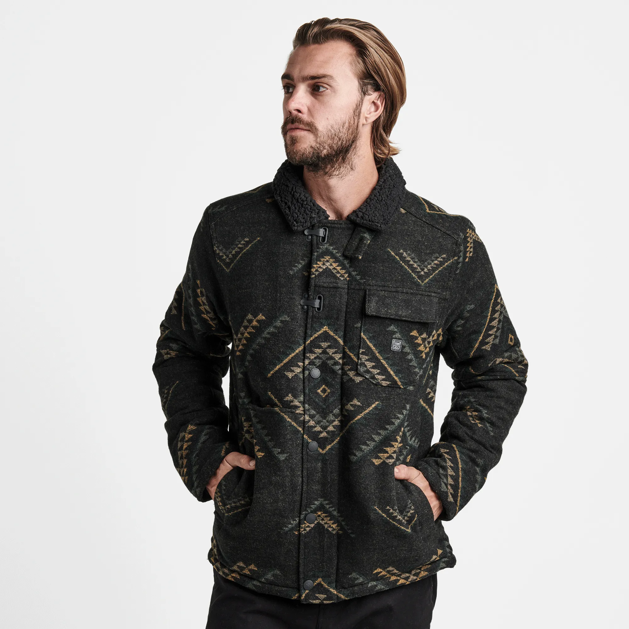 Axeman Jacket - Black Print sold by Roark product image thumbnail 2