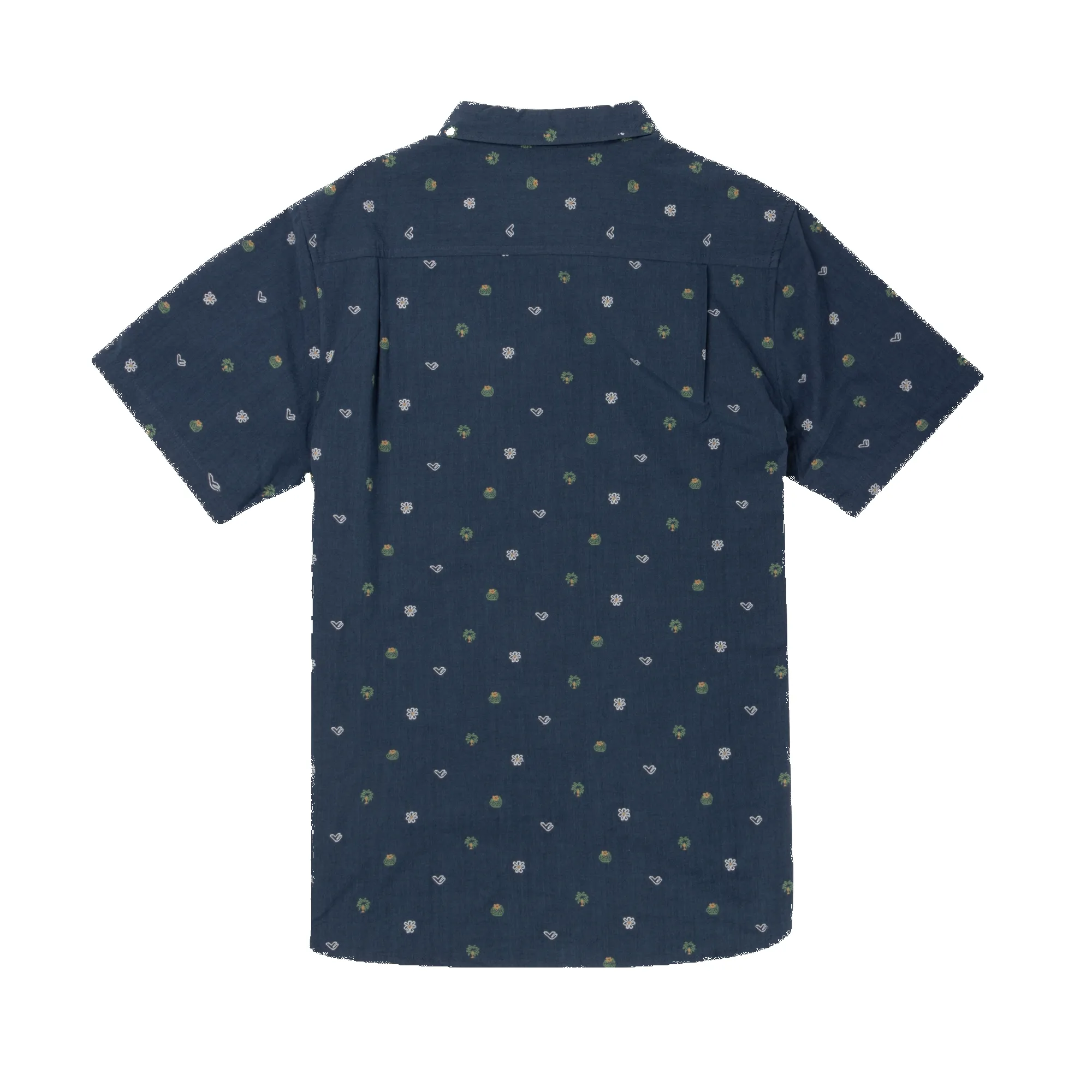 Journey Short Sleeve Button Up Shirt - Navy Dobby sold by Roark product image thumbnail 2