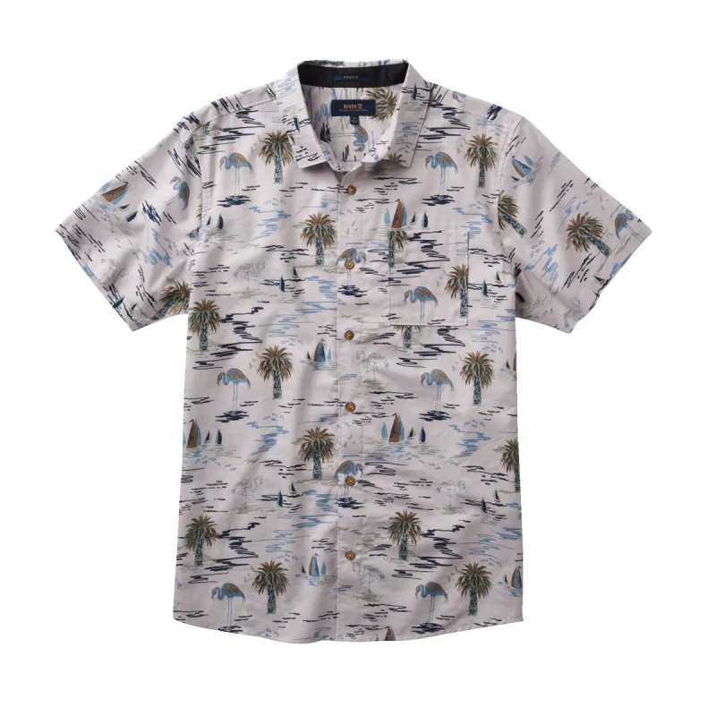 Journey Short Sleeve Button Up Shirt - Laguna Dusty Lilac sold by Roark