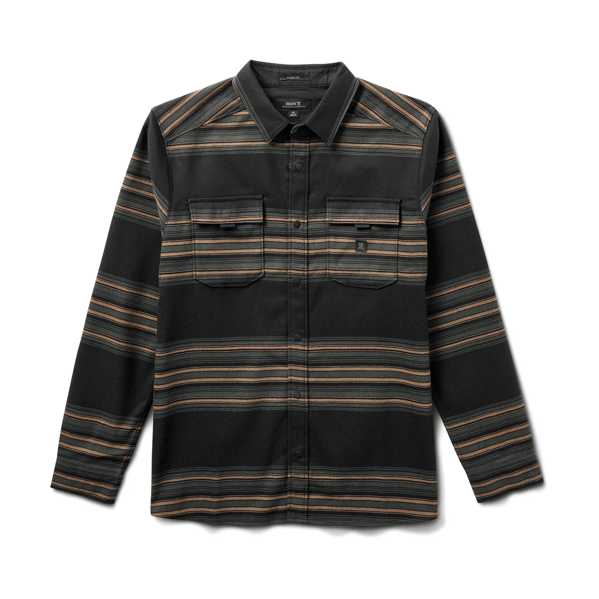 Diablo Flannel - Black & Military sold by Roark