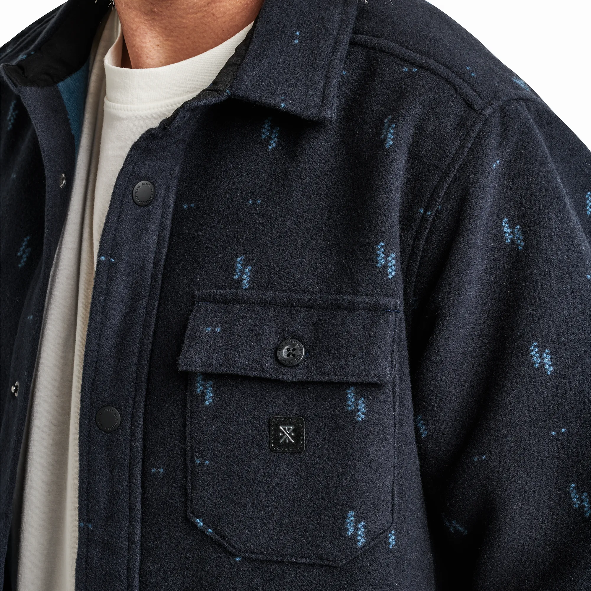 Andes Flannel - Dark Navy sold by Roark product image thumbnail 5