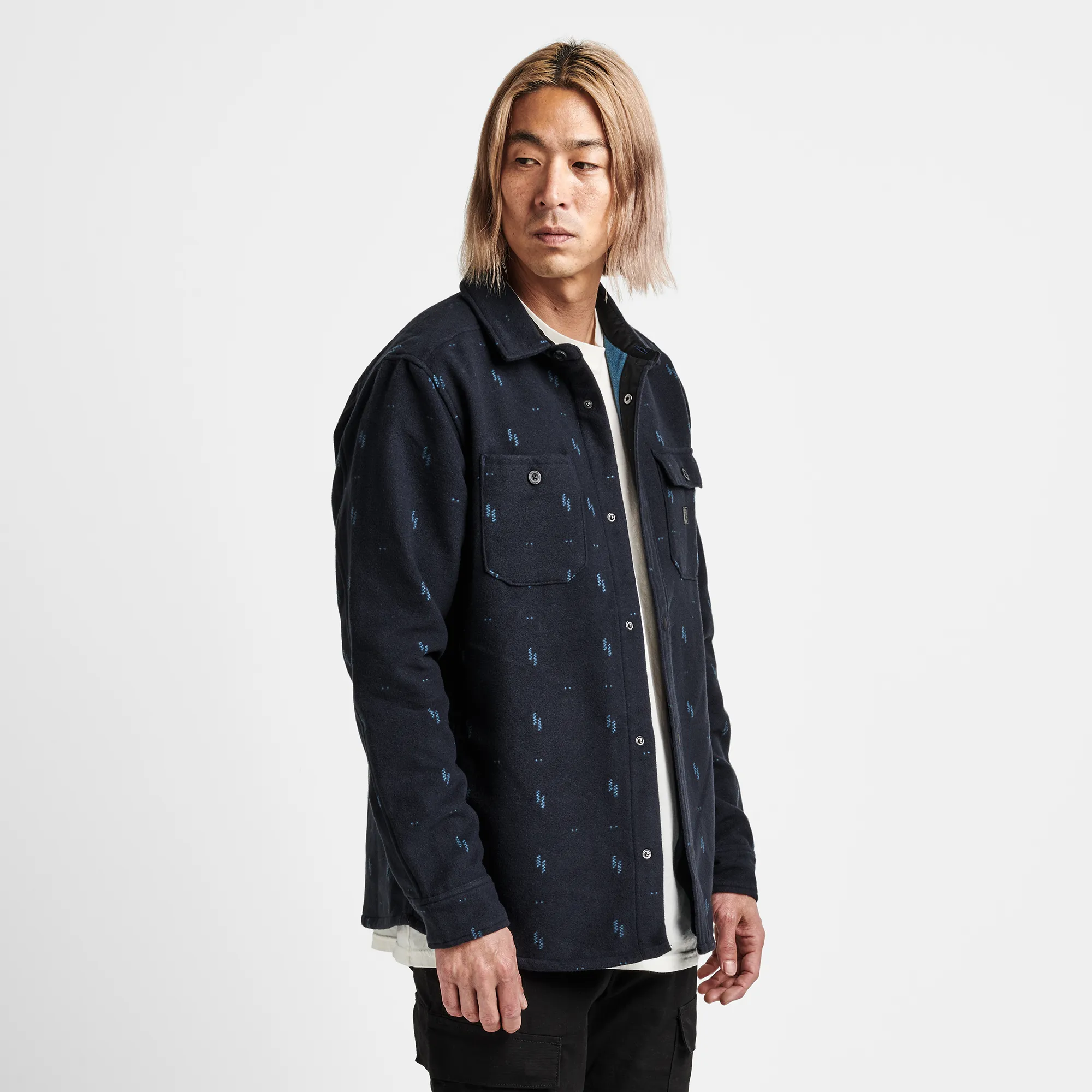 Andes Flannel - Dark Navy sold by Roark product image thumbnail 4