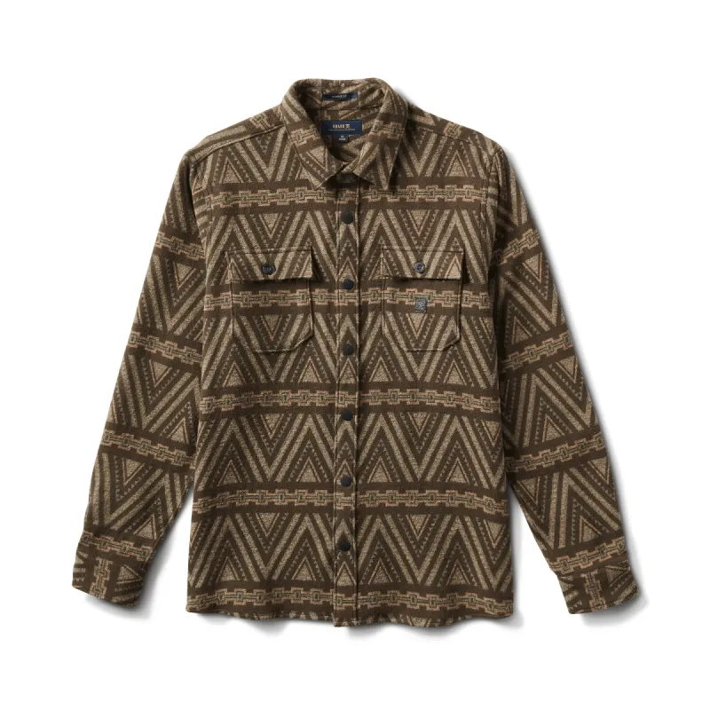 Nordsman Flannel - Manawa Tapu Dark Brown made by Roark