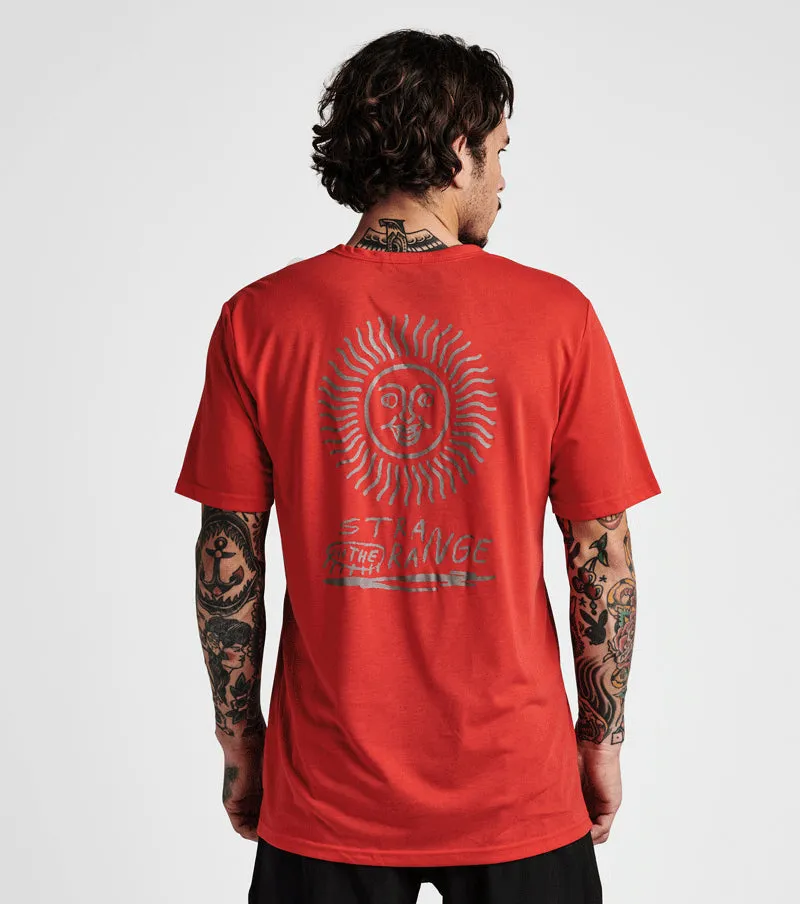 Mathis Happy Sun Short Sleeve Tee - Vibrant Red sold by Roark product image thumbnail 2