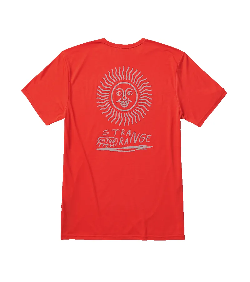 Mathis Happy Sun Short Sleeve Tee - Vibrant Red sold by Roark product image thumbnail 5