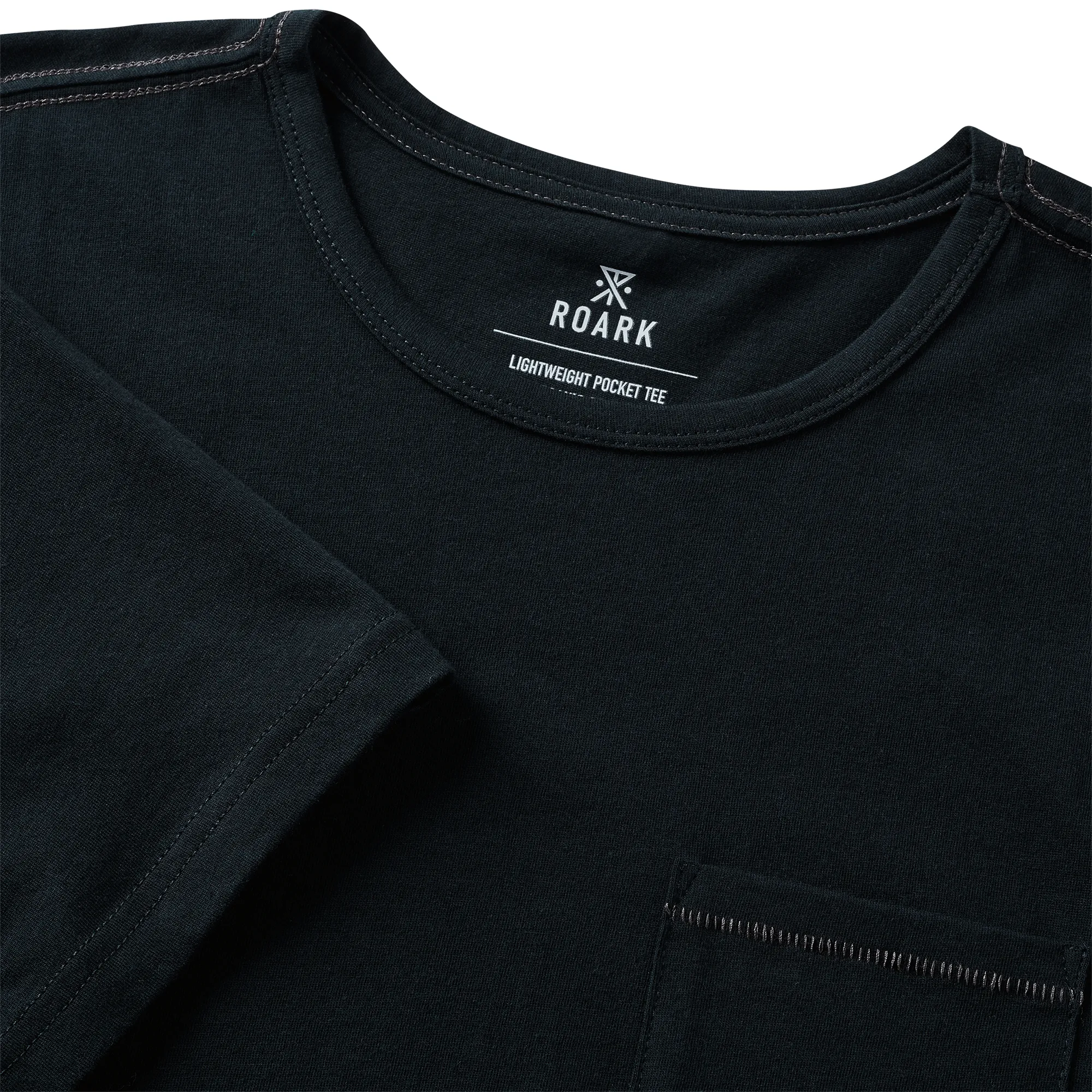 Well Worn Light Organic Short Sleeve Tee - Black sold by Roark product image thumbnail 4