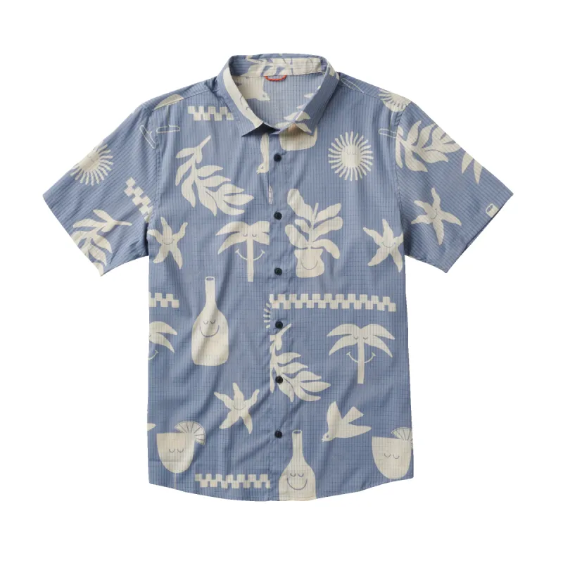 Bless Up Breathable Stretch Shirt - Cascata sold by Roark