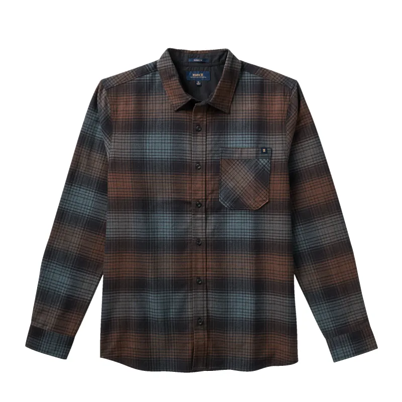 Crossroads Organic Cotton Flannel - Orion Plaid sold by Roark