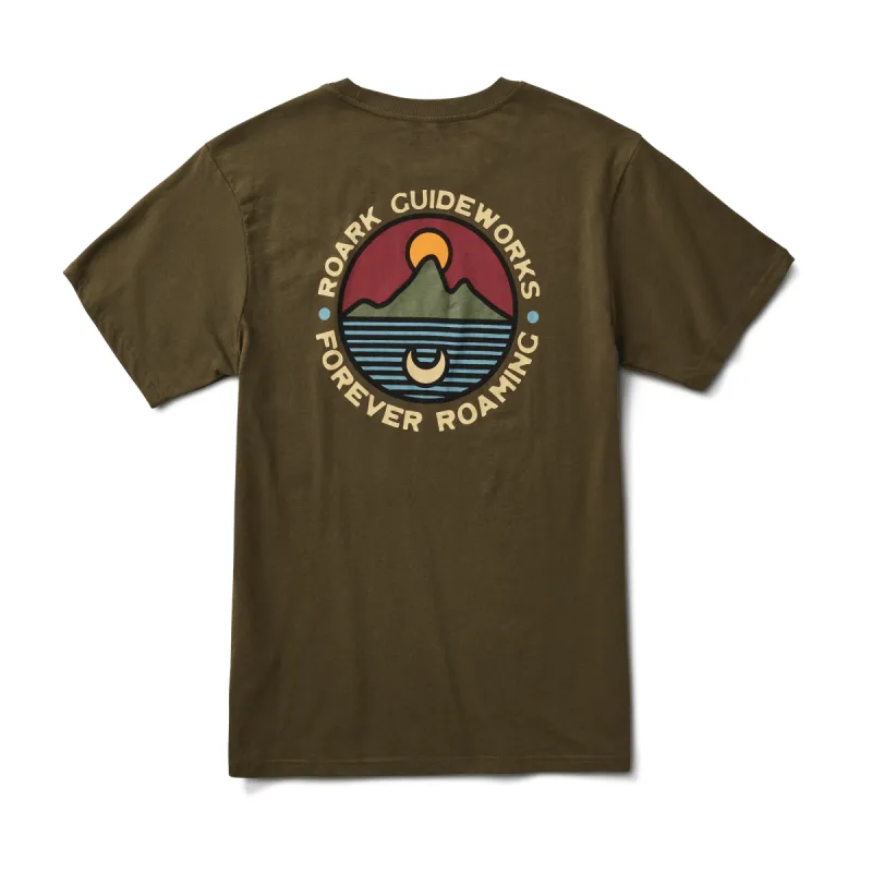 Sun Up Sun Down Organic Premium Tee - Army sold by Roark