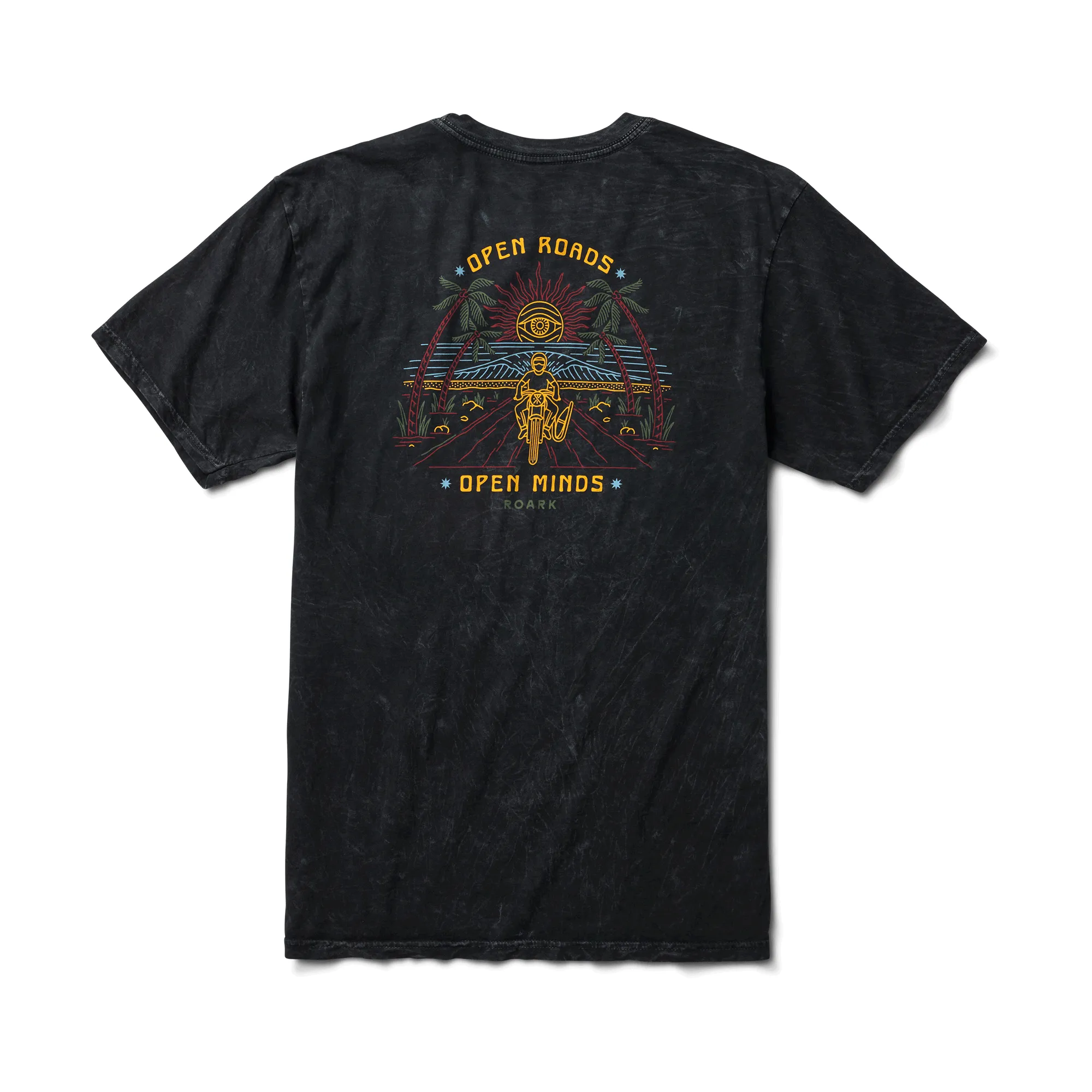 Open Roads Mineral Wash Premium Tee - Black sold by Roark