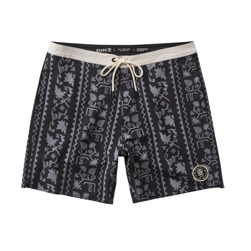 Chiller 17" Boardshorts - Sarda Black sold by Roark