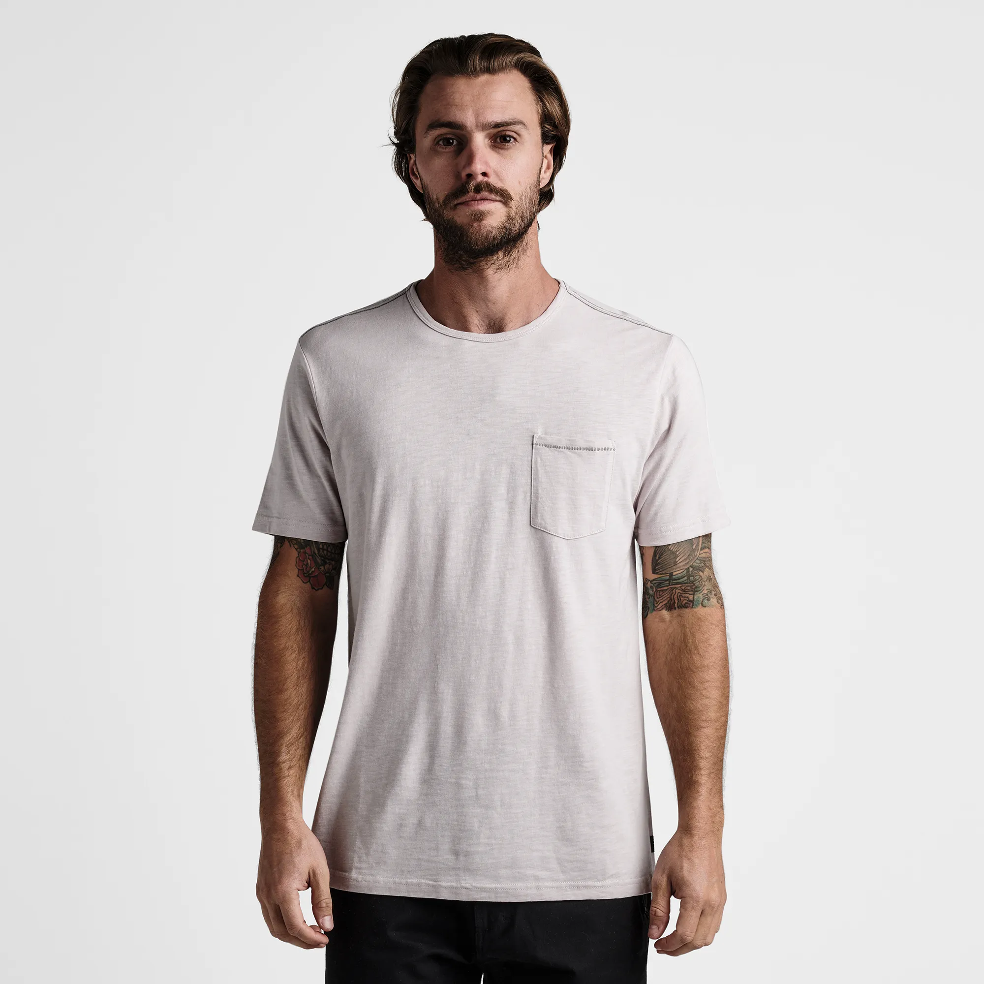 Well Worn Midweight Organic Short Sleeve Tee - Dusty Lilac sold by Roark product image thumbnail 2