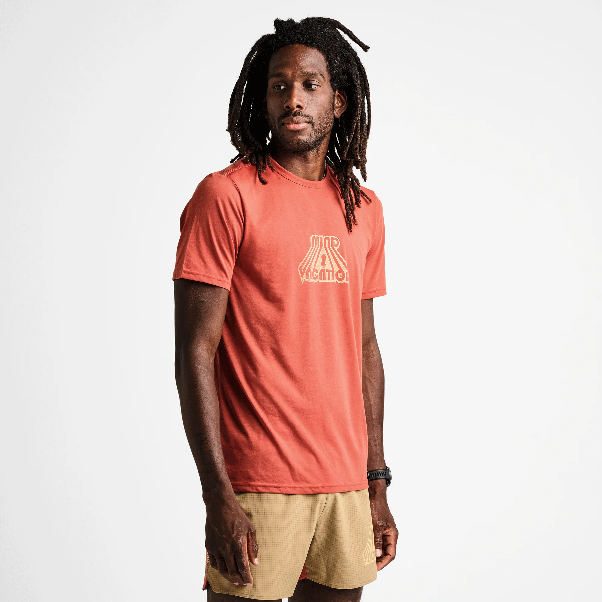 Mathis Vacay Short Sleeve Tee - Red Clay sold by Roark product image thumbnail 4