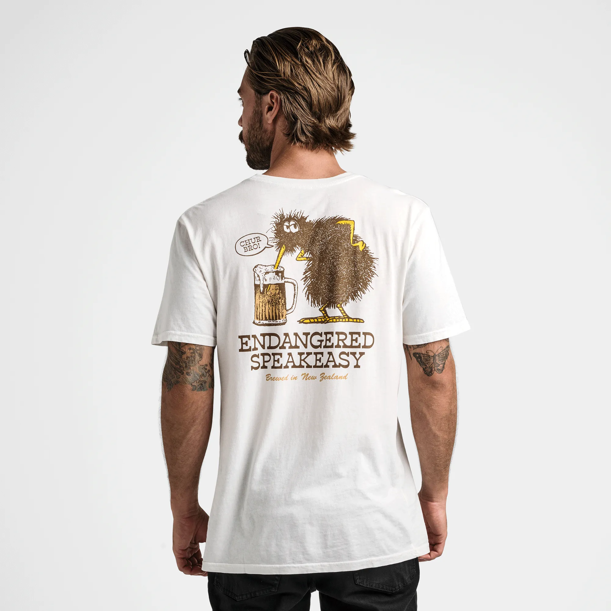 Speakeasy Premium Tee - Off White sold by Roark product image thumbnail 3