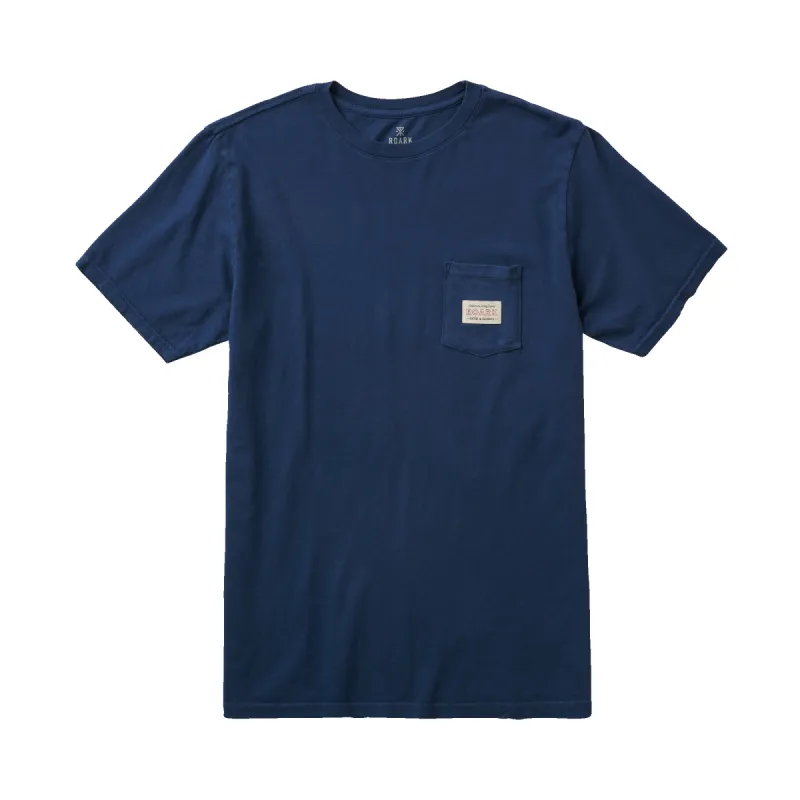 Label Pocket Premium Tee - Dark Indigo sold by Roark