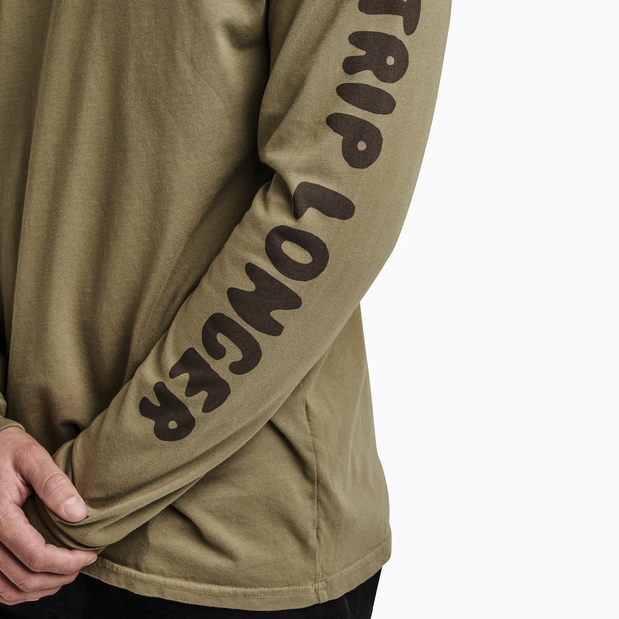 Trip Longer Long Sleeve Tee - Dusty Green sold by Roark product image thumbnail 5