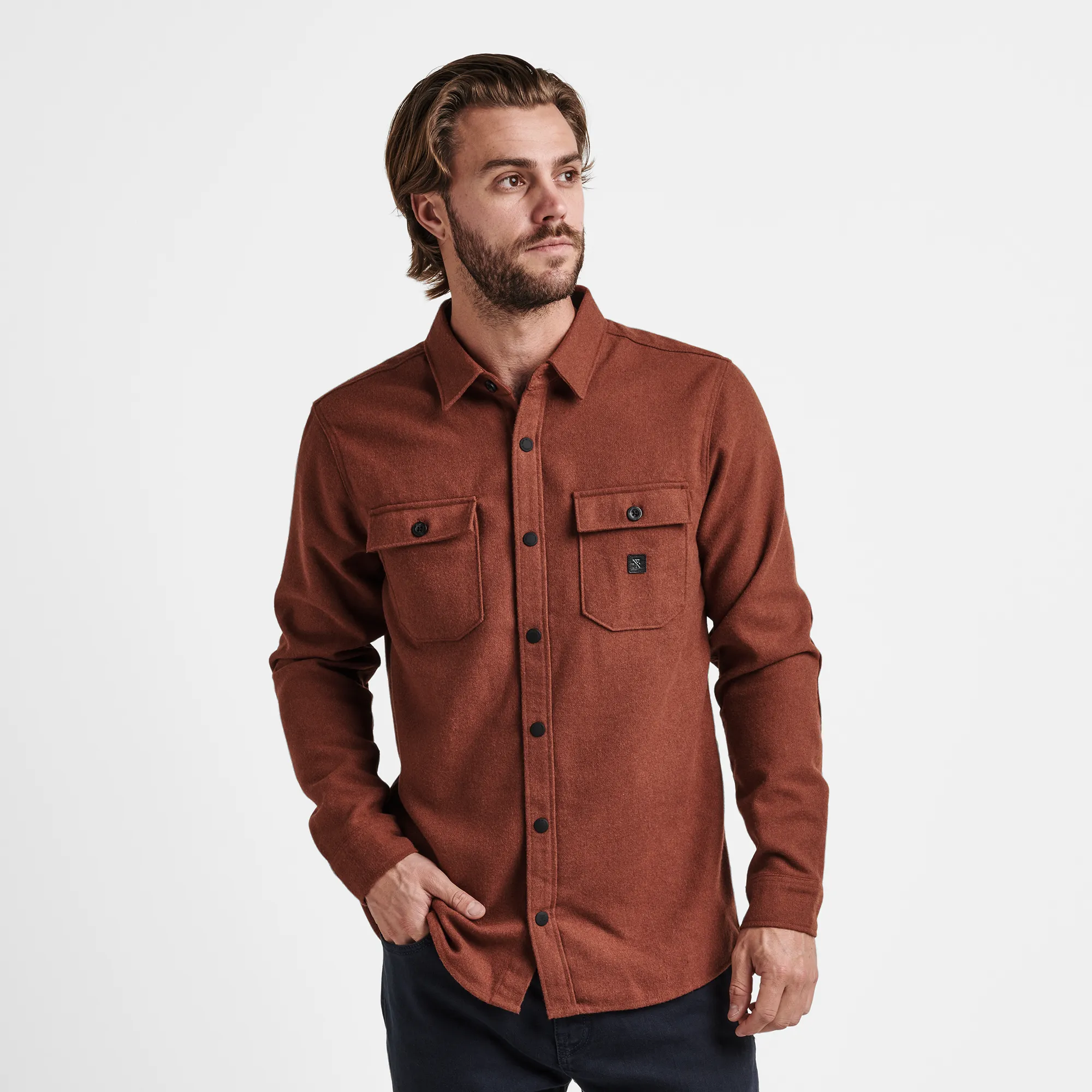 Nordsman Flannel - Red Wine sold by Roark product image thumbnail 2