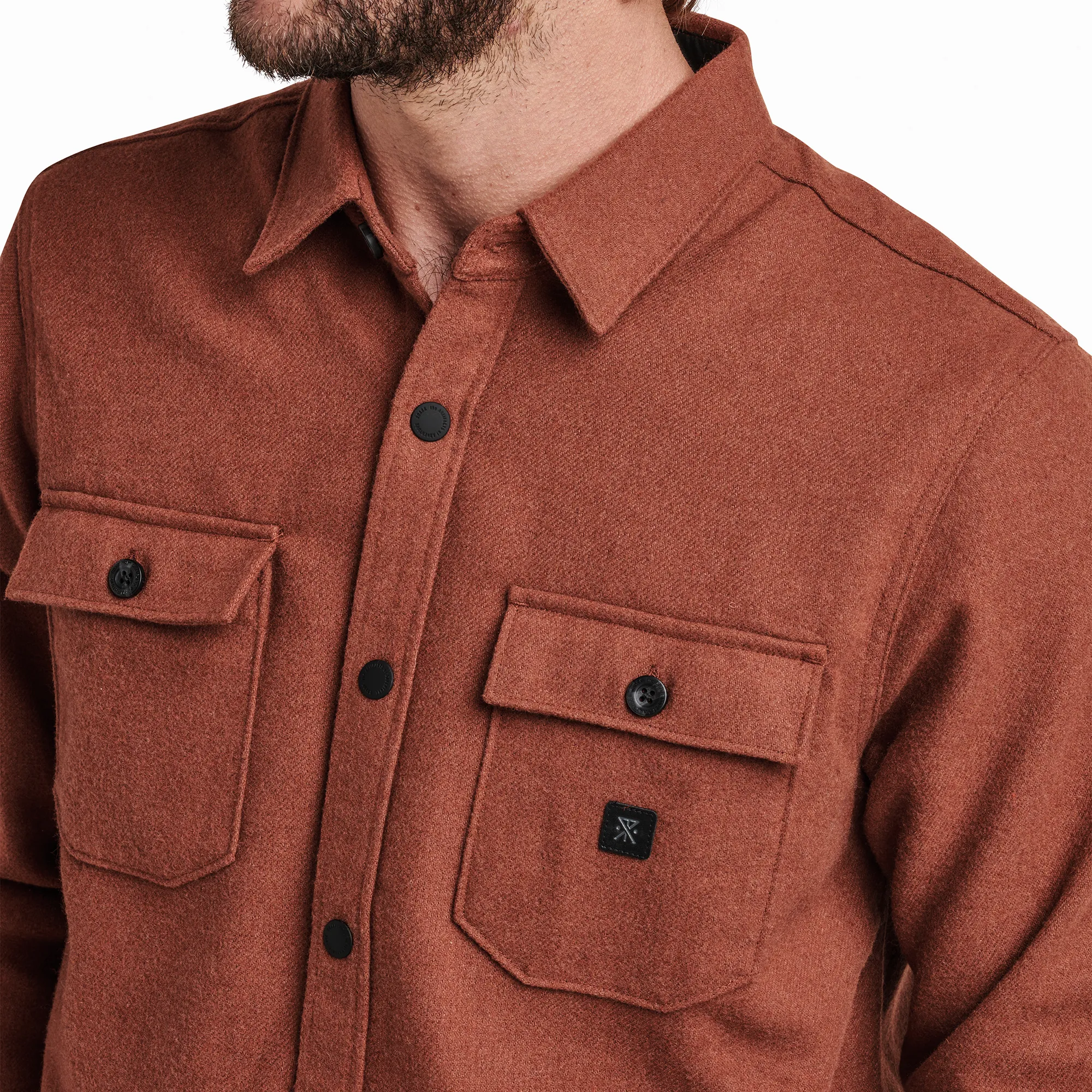 Nordsman Flannel - Red Wine sold by Roark product image thumbnail 5