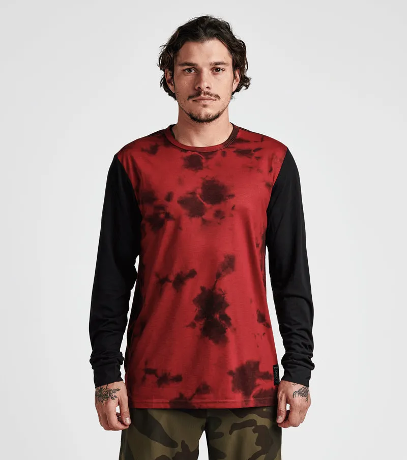 Mathis Pocket Long Sleeve Active Tee - Midnight Red sold by Roark product image thumbnail 2