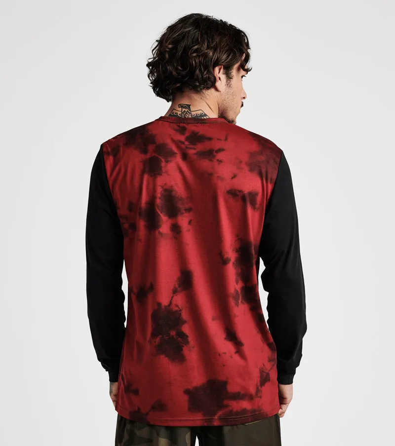 Mathis Pocket Long Sleeve Active Tee - Midnight Red sold by Roark product image thumbnail 4