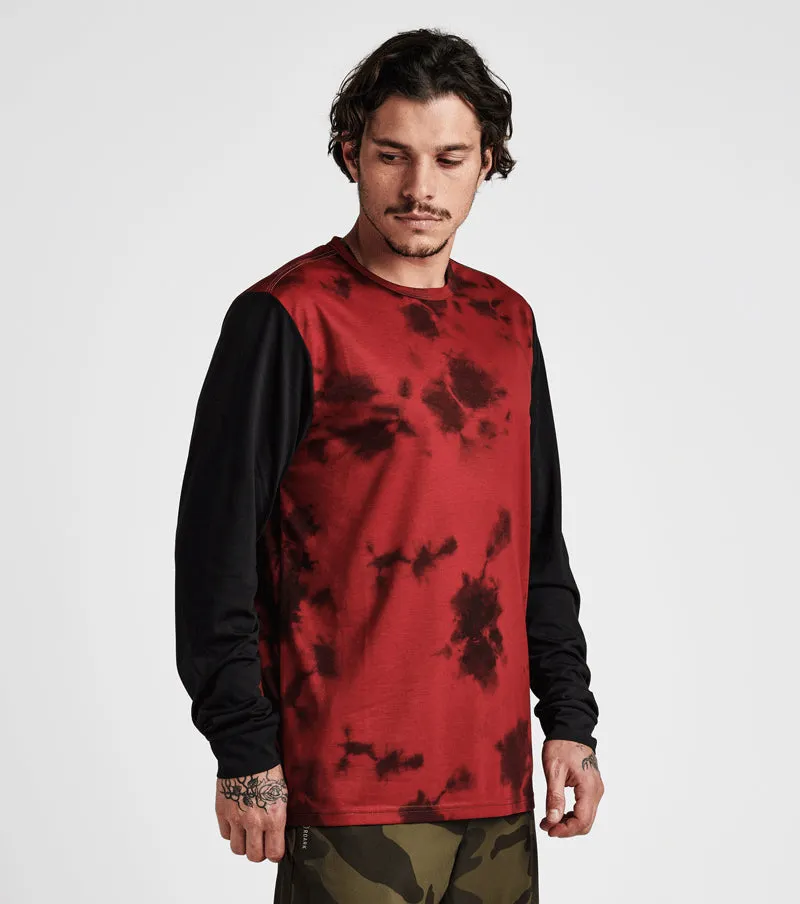 Mathis Pocket Long Sleeve Active Tee - Midnight Red sold by Roark product image thumbnail 3