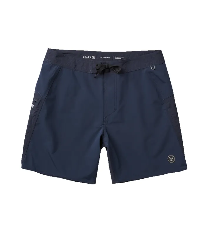 Boatman Boardshorts 17" - Dark Navy sold by Roark