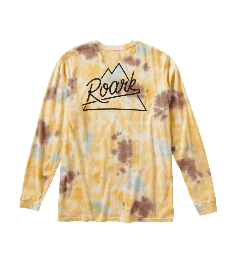 Peaking Long Sleeve Tee - Stone sold by Roark