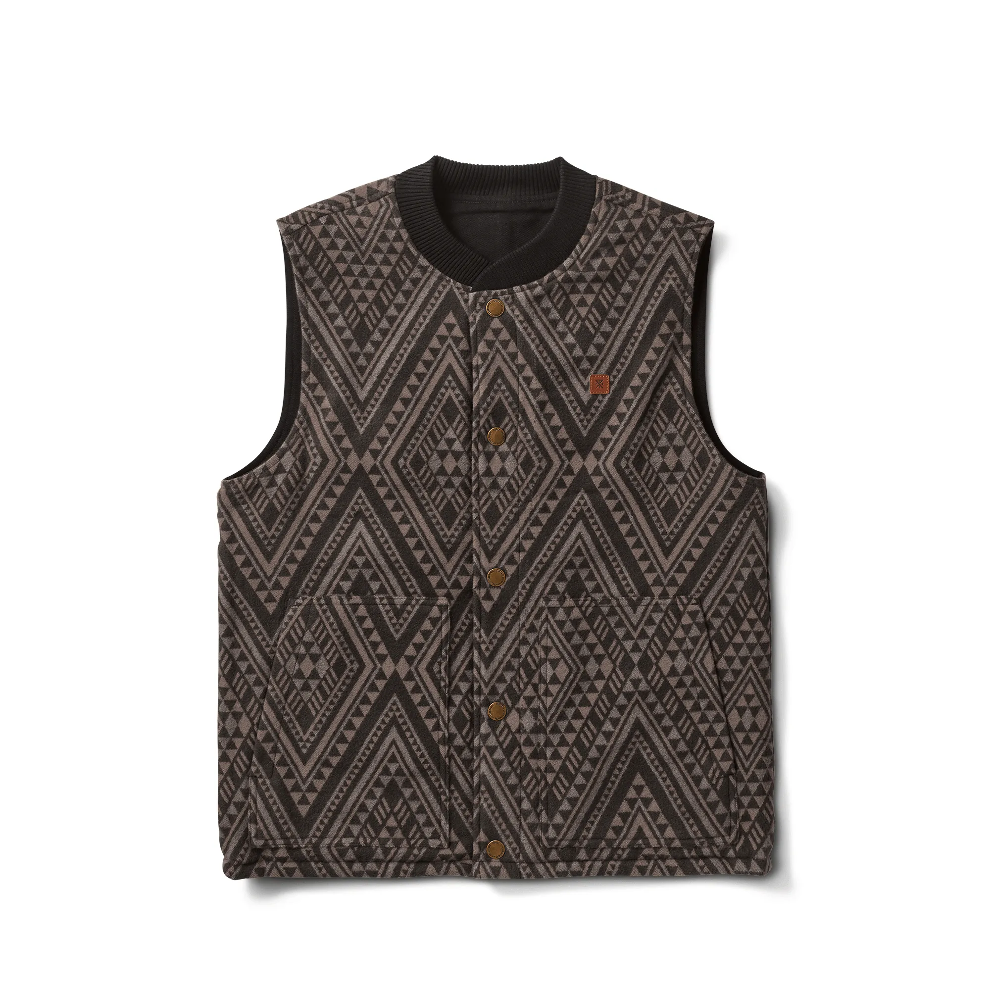 Milford Reversible Vest Jacket - Black sold by Roark