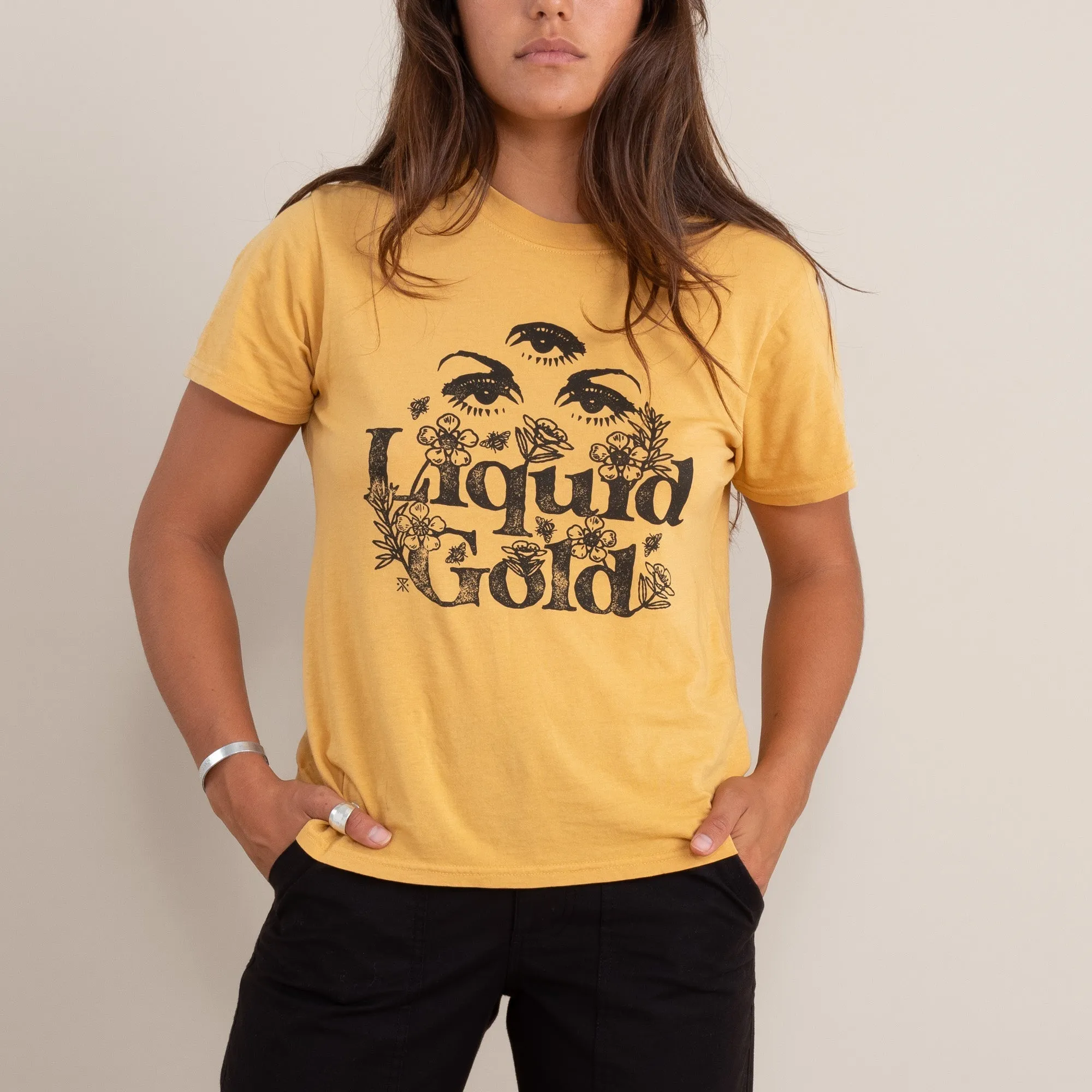 Liquid Gold Premium Tee - Marigold sold by Roark product image thumbnail 3