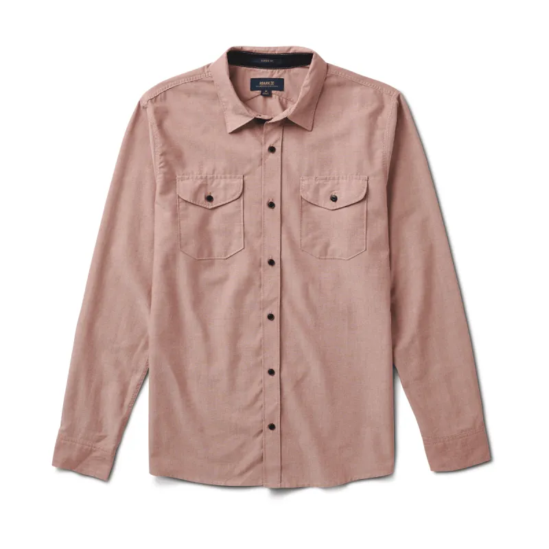 Well Worn Long Sleeve Button Up Shirt - Russet sold by Roark