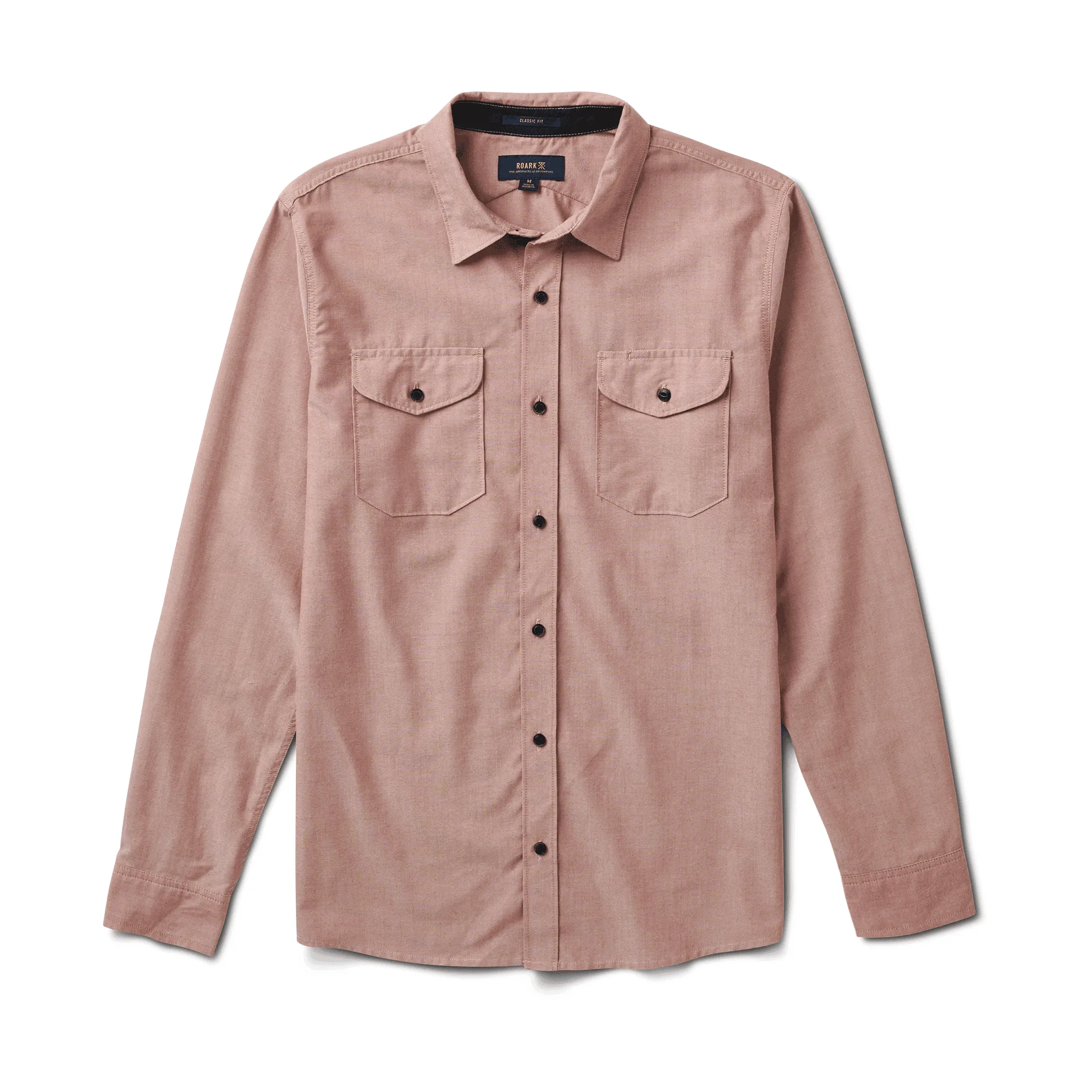 Well Worn Long Sleeve Button Up Shirt - Russet sold by Roark